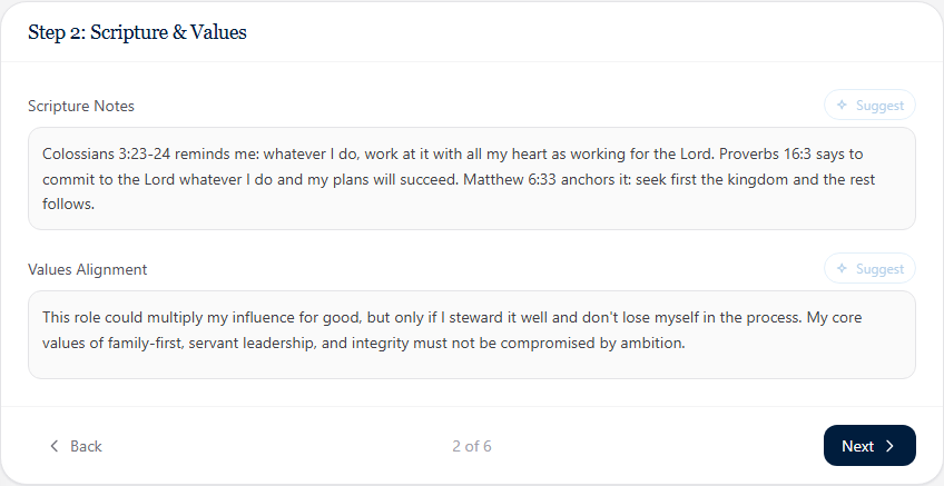 Decision Canvas Step 2: Ground It in Scripture